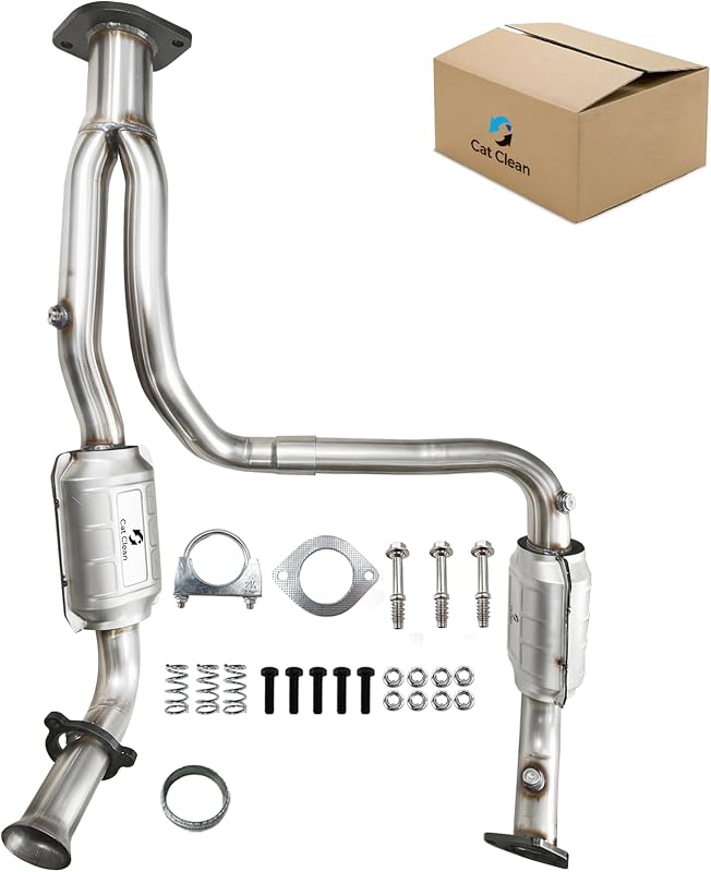 Catalisador de escapamento CAT CLEAN para Chevy Silverado 1500, Tahoe, Suburban, Avalanche, GMC Sierra, Yukon e Cadillac Escalade – 1 unidade