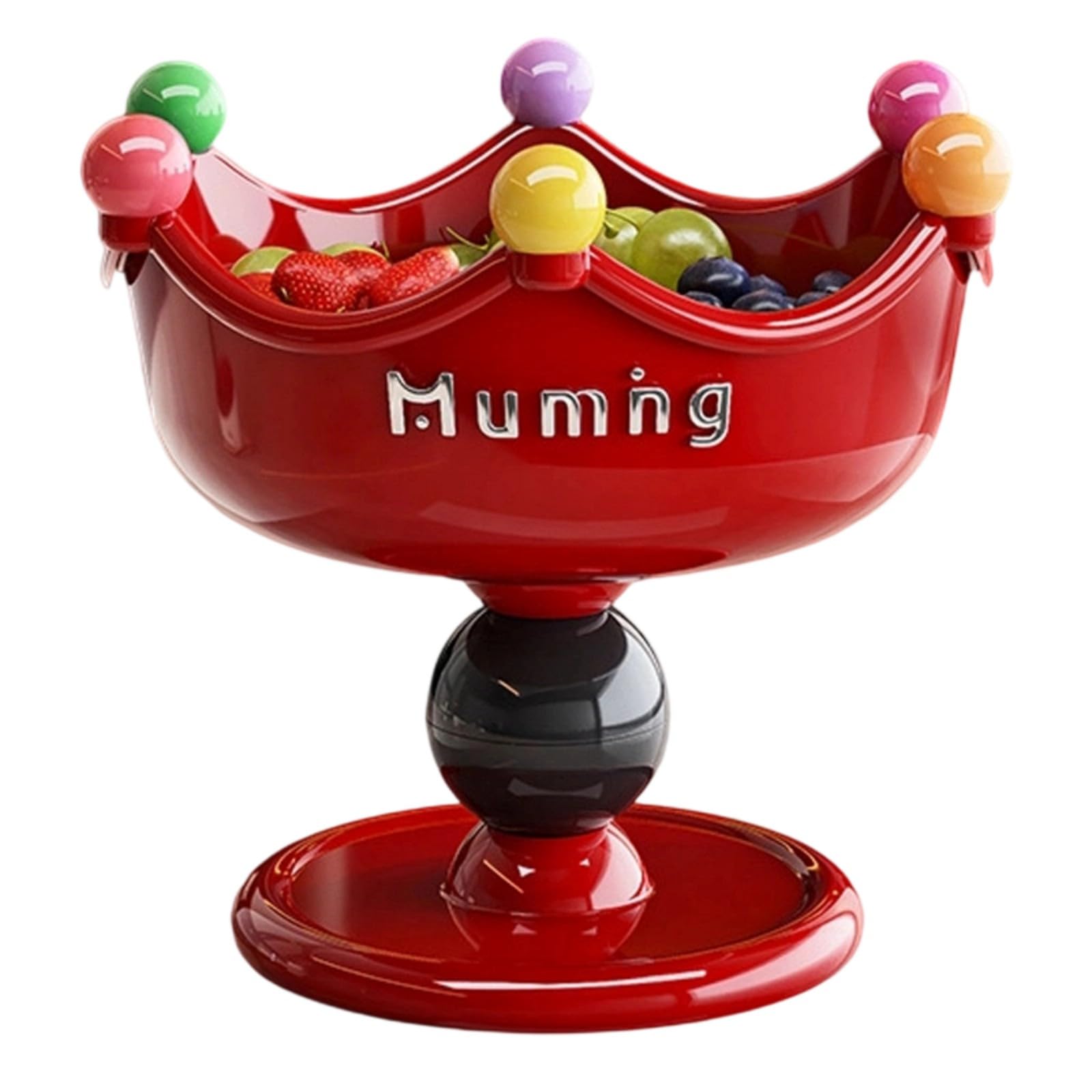 our fave Sturdy Fruit Container with Built in Drain Feature Ideal for Family Dining Area PP ABS Salad Bowl