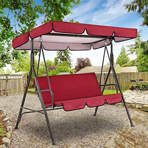 Swing Waterproof Canopy, Garden Swing Seat Replacement Canopy, Double Swing Replacement Oxford Cloth Canopy, Outdoor Patio Swing Seat Cover #TOP4