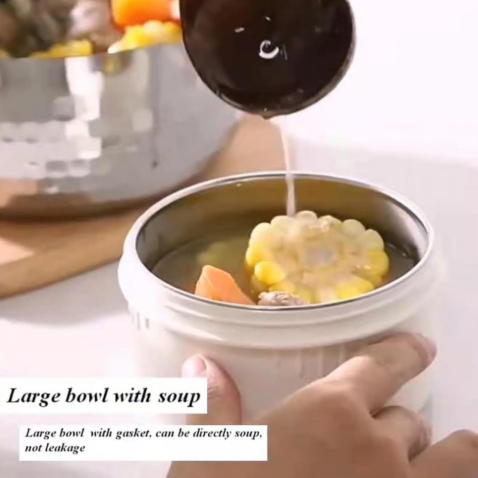 Caja de almuerzo apilable de acero inoxidable de 3 niveles, olla aislada a prueba de fugas de acero inoxidable, apta para llevar alimentos a la oficina, picnic al aire libre, (1900 ml, rosa)