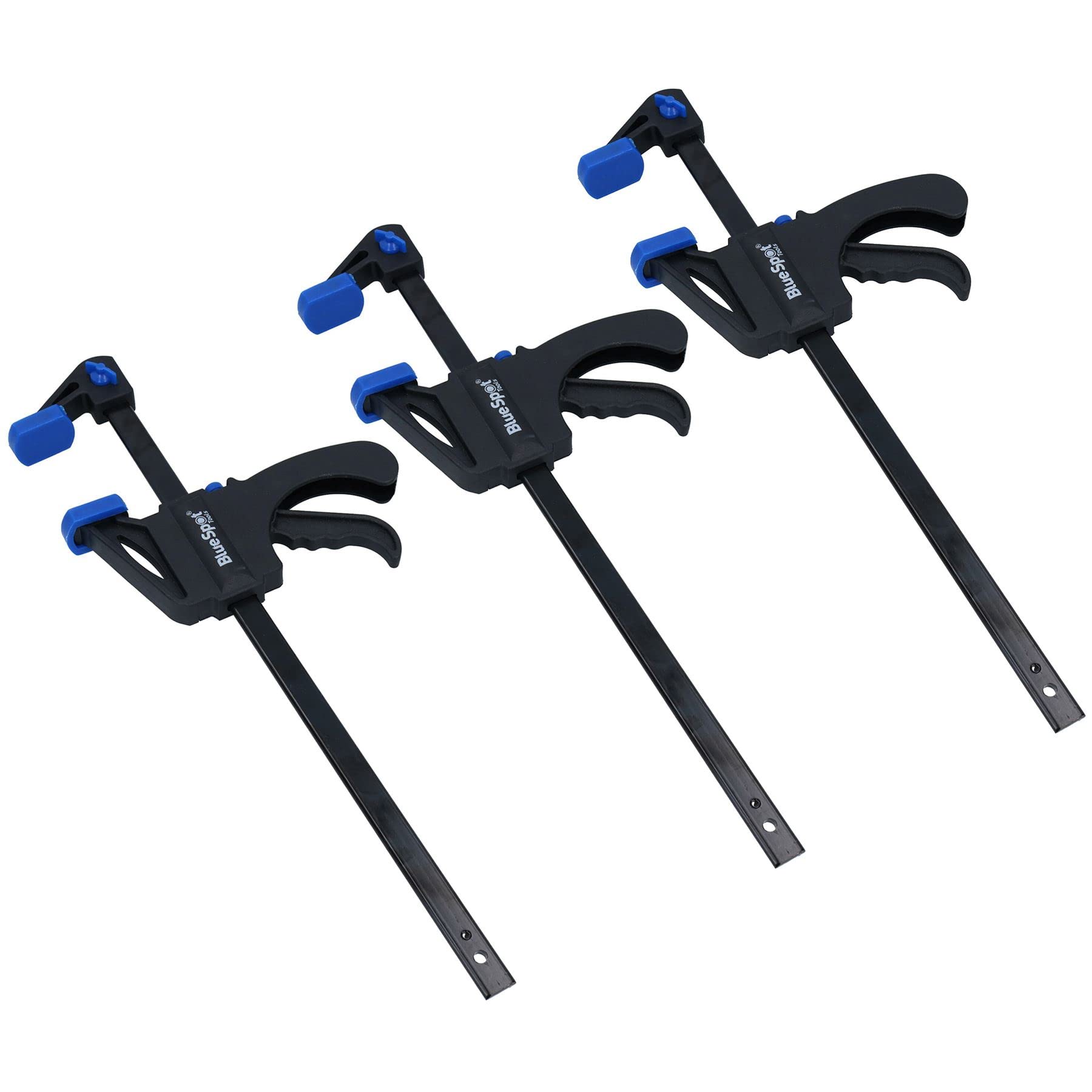 Pince à cliquet lot de 3 serrage rapide 30,5 cm pour menuiserie et bricolage