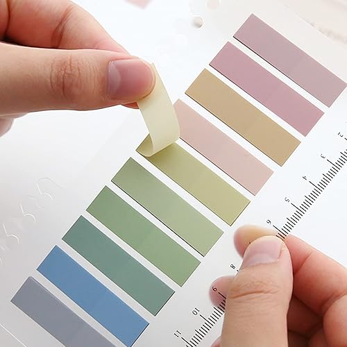 Miniatura 3 de 1300 pestañas de notas adhesivas, 7 estilos de pestañas de anotación, pestañas de lectura transparentes impermeables para escribir con regla para