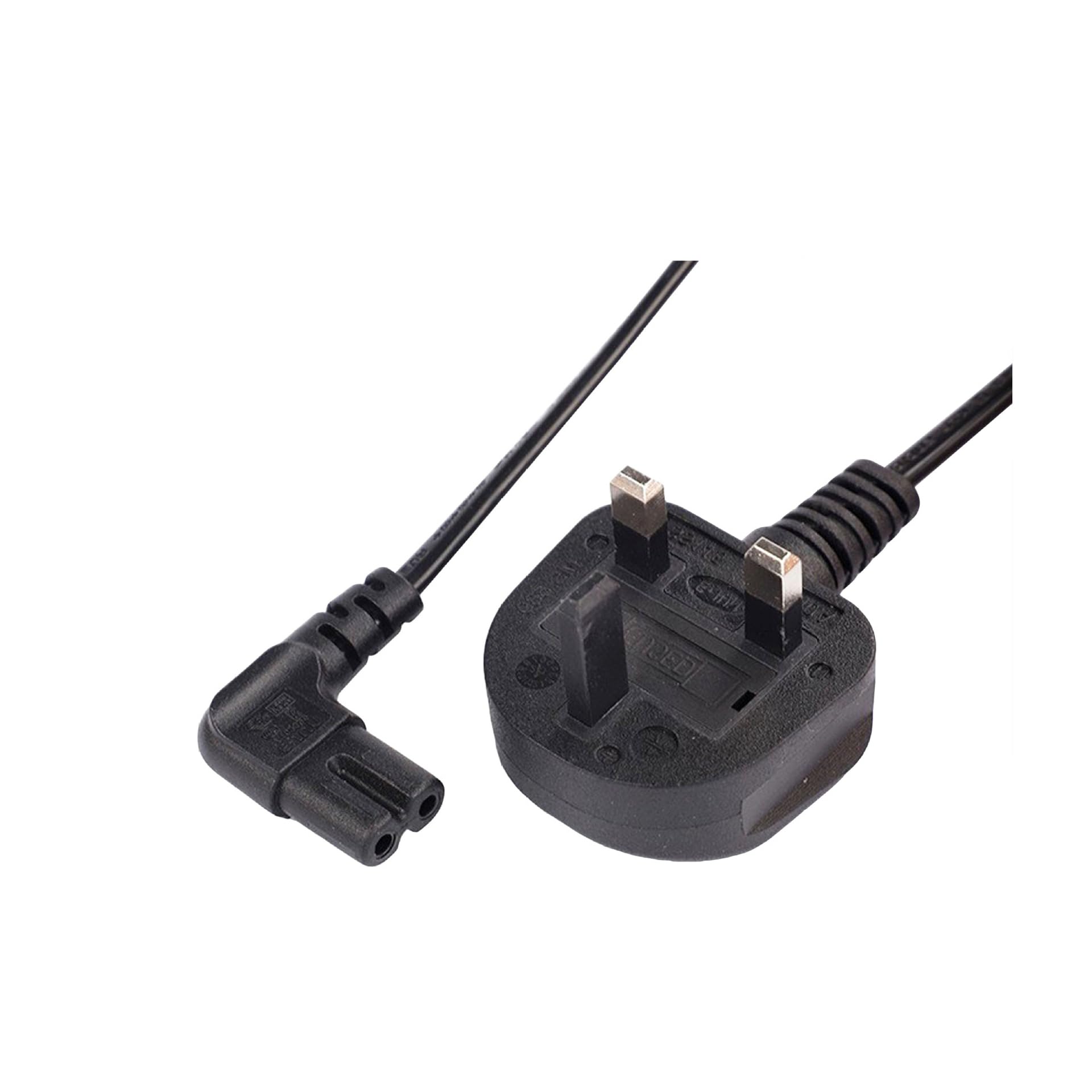 TERRIFI 2 Pin Mains Power Lead Figure 8 IEC C7 Cable, Compatible