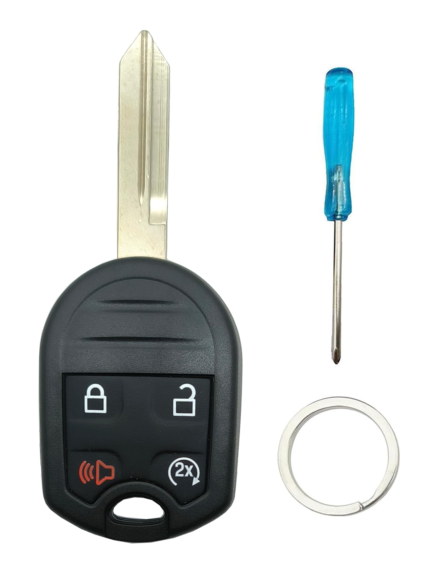 Key Fob Case Replacement fits for 2011-2016 Ford F150 Explorer Lincoln Navigator Keyless Entry Remote Control Car Key Fob Shell CWTWB1U793 164-R8067