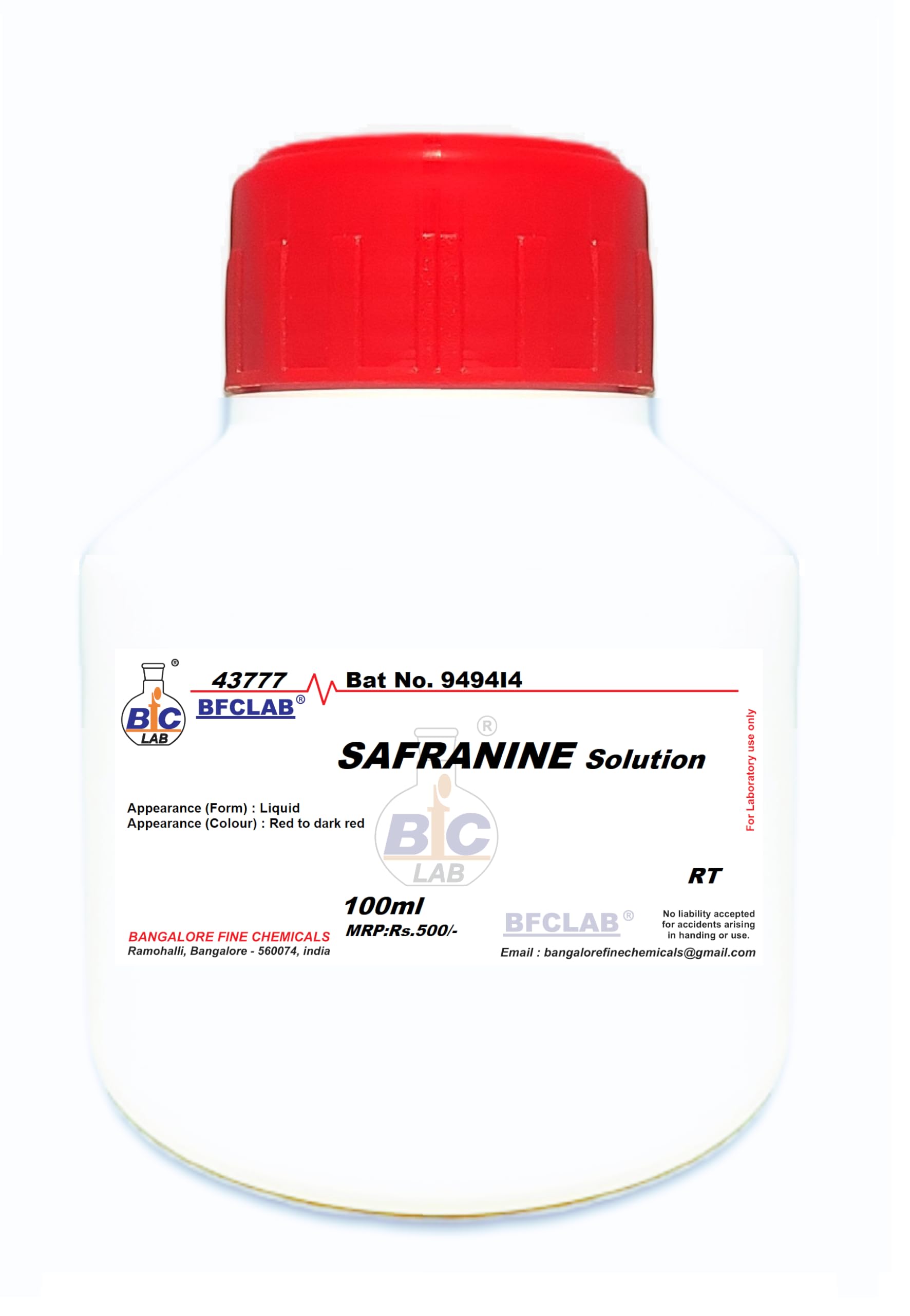 BFC SAFRANINE SOLUTION - 100ml