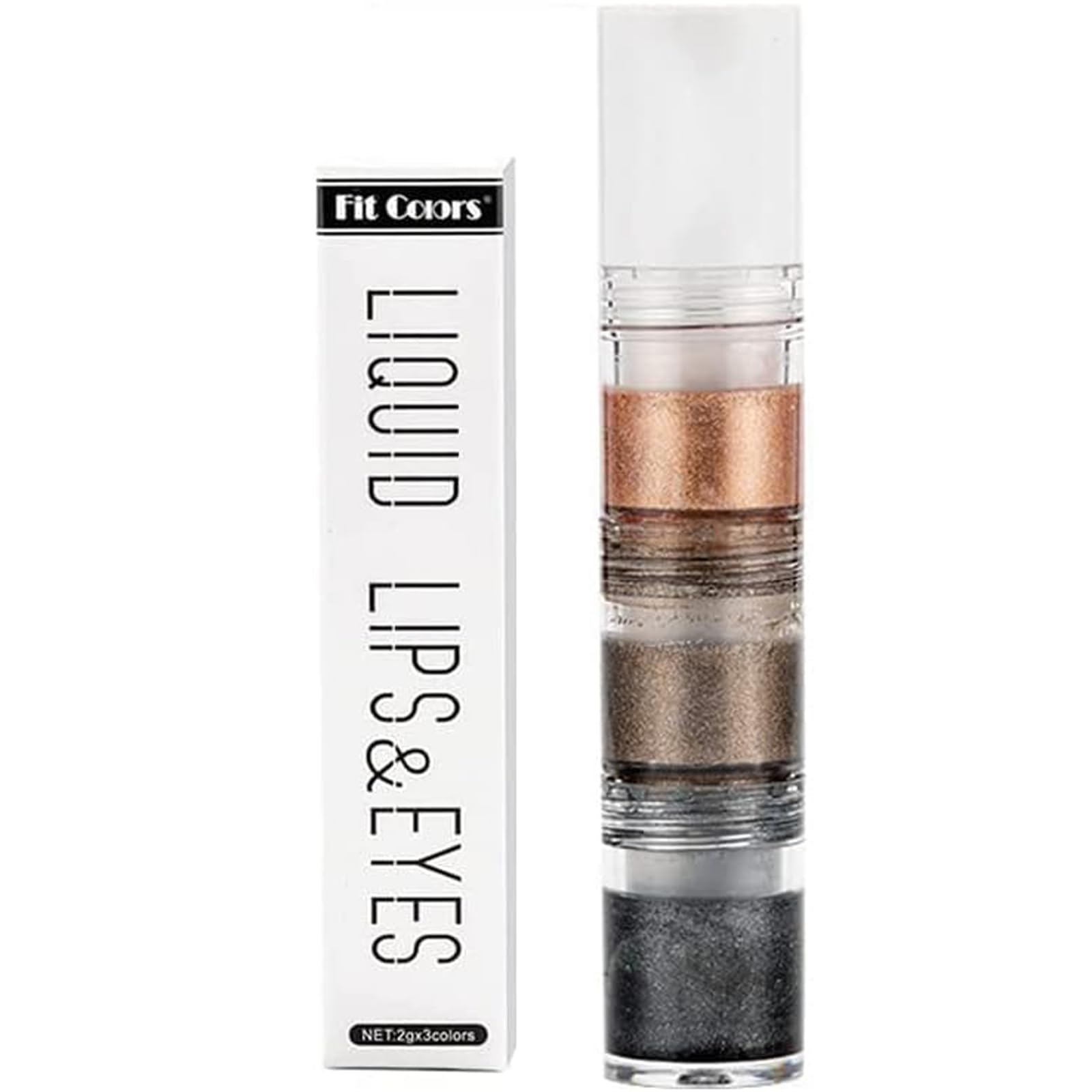 Sombra De Ojos, Sombra De Ojos LÍquida, Sombra De Ojos LÍquida Con Purpurina, Sombra De Ojos LÍquida Con Brillo Fino De Diamante LÍquido Para Labios (2g*3 Tonos)