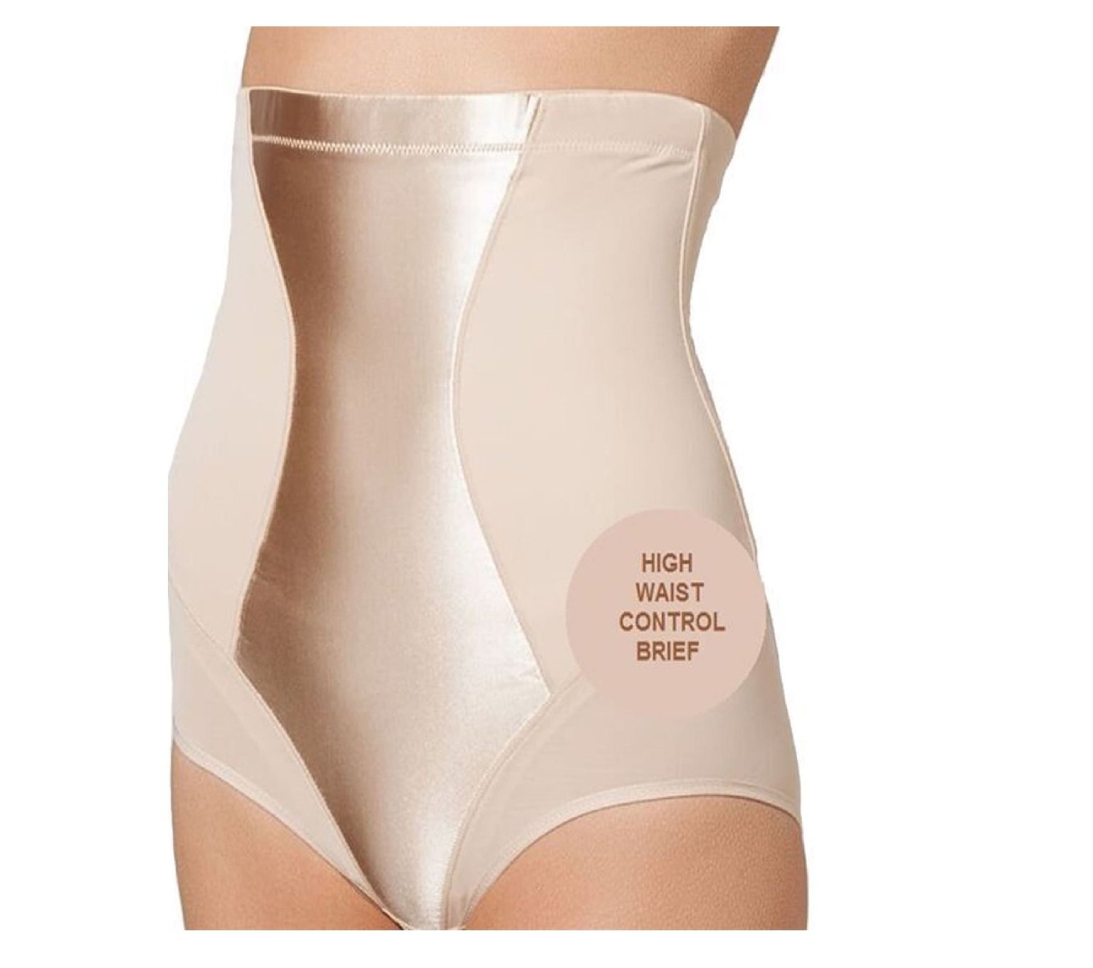 Beauforme Firm Control High Waist Shaper P022A Nude Large