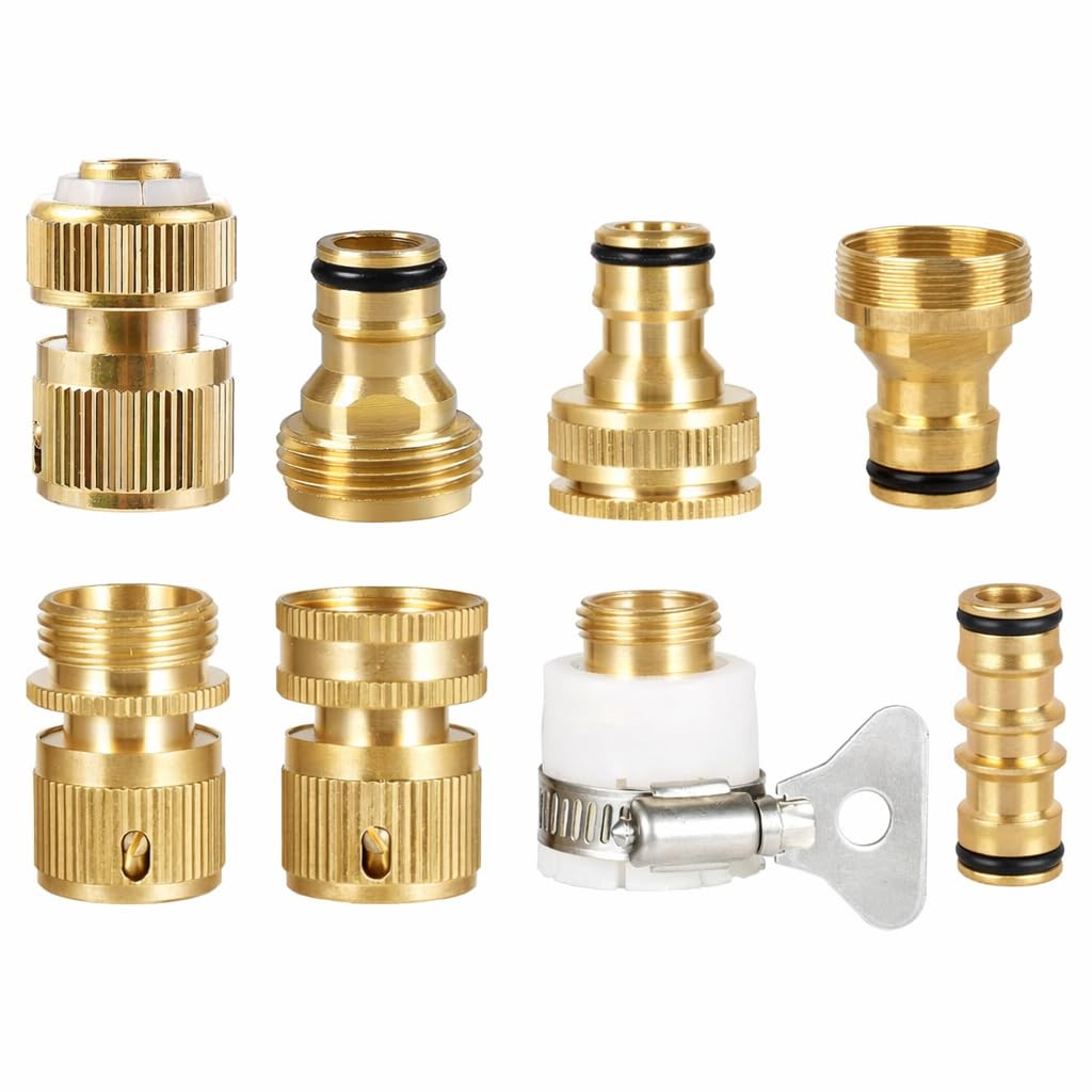 Wzzy Gurden Messing Y-Stück Abzweig-Satz für 13 mm