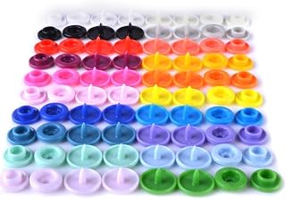 CIMAXIC 300pcs Kam Snap Button Tool Kit Colors Plastic Buttons Fastener Pliers for DIY Sewing