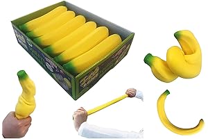 MAXFLO 12 Pack Banana Stress Toys