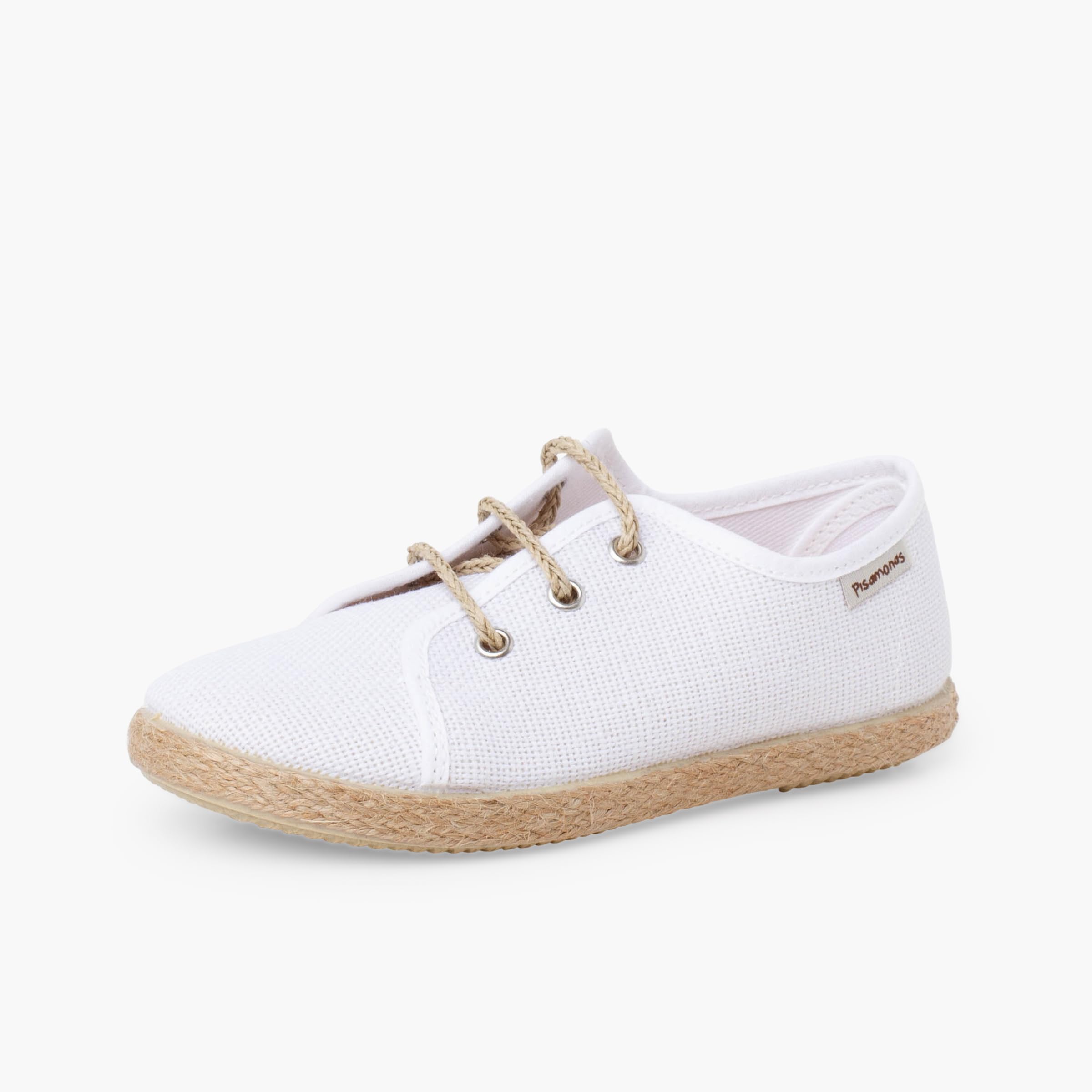 Pisamonas Blucher Niños Lino Cordones Yute