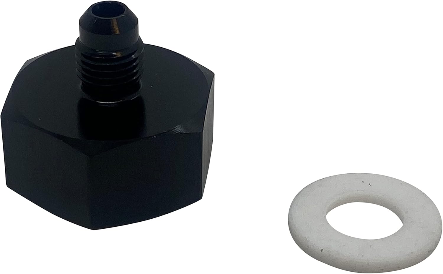 4AN Nitrous Bottle Nut CGA 660 for NOS Nitrous Bottle with Teflon Washer Automotive