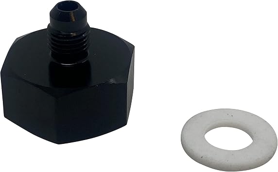 -4AN Nitrous Bottle Nut CGA 660 for NOS Nitrous Bottle with Teflon Washer