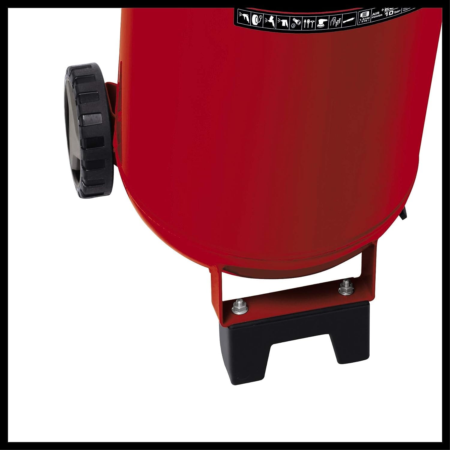 Einhell TC-AC 240/50/10 OF Compressore (220-240 V, 1500 W, serbatoio aria verticale 50 l, max 10 bar, portata aria max 173 l/min., cilindri 1, autolubrificato -no olio, carrelato, inc. 1 manometro)