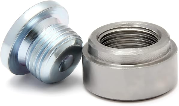 M18X1.5 Stepped Mounting Bung And Plugs 1 Bungs/1 Plugs Fittings Weld Bung
