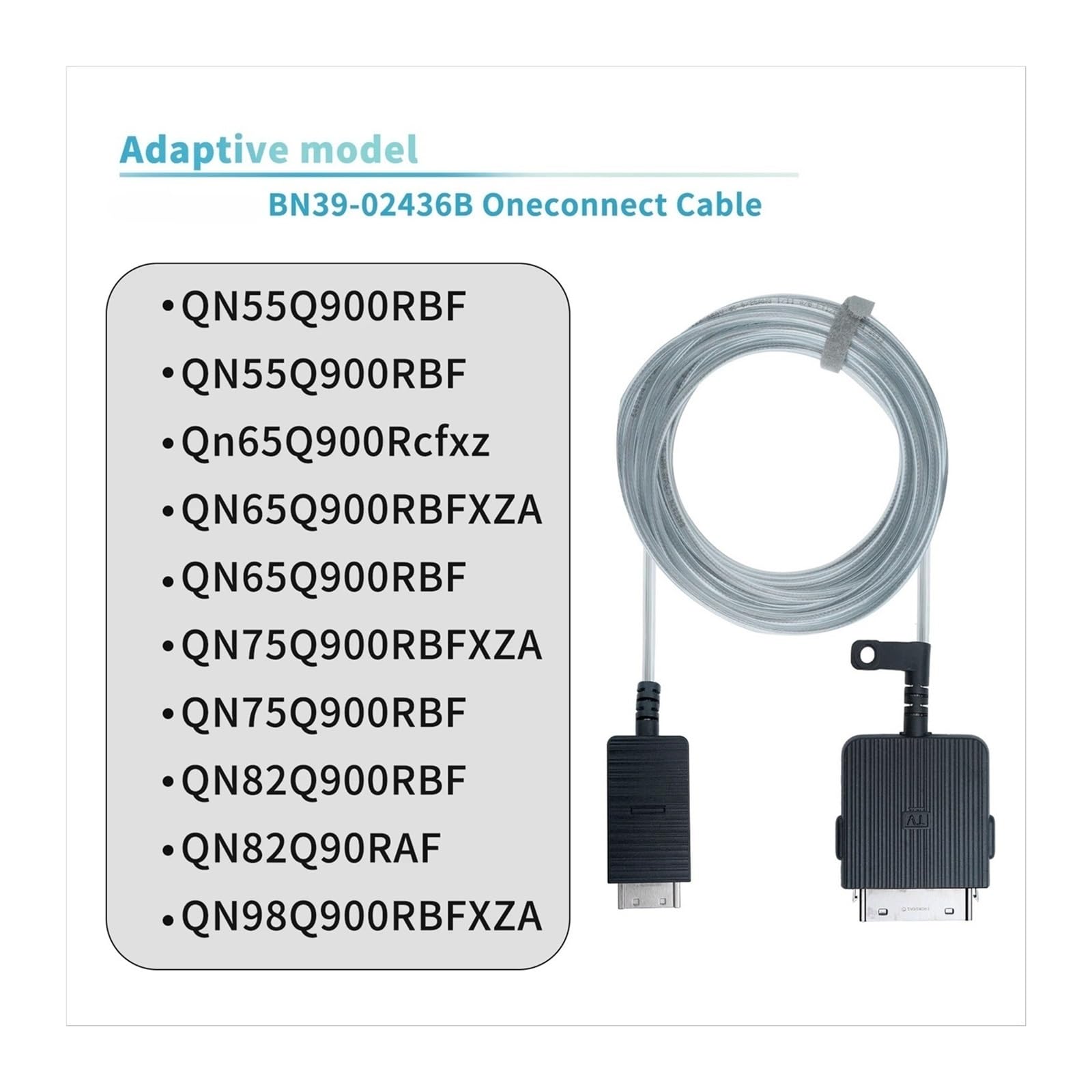 Cavo Di Conversione TV BN39-02436B QLED One Connect Adatto A QN75Q900RBF QN65Q900RBF QN55Q900RBF QN82Q900RBF QN82Q90RAF QN75Q90RAF Accessori for Cavi Display