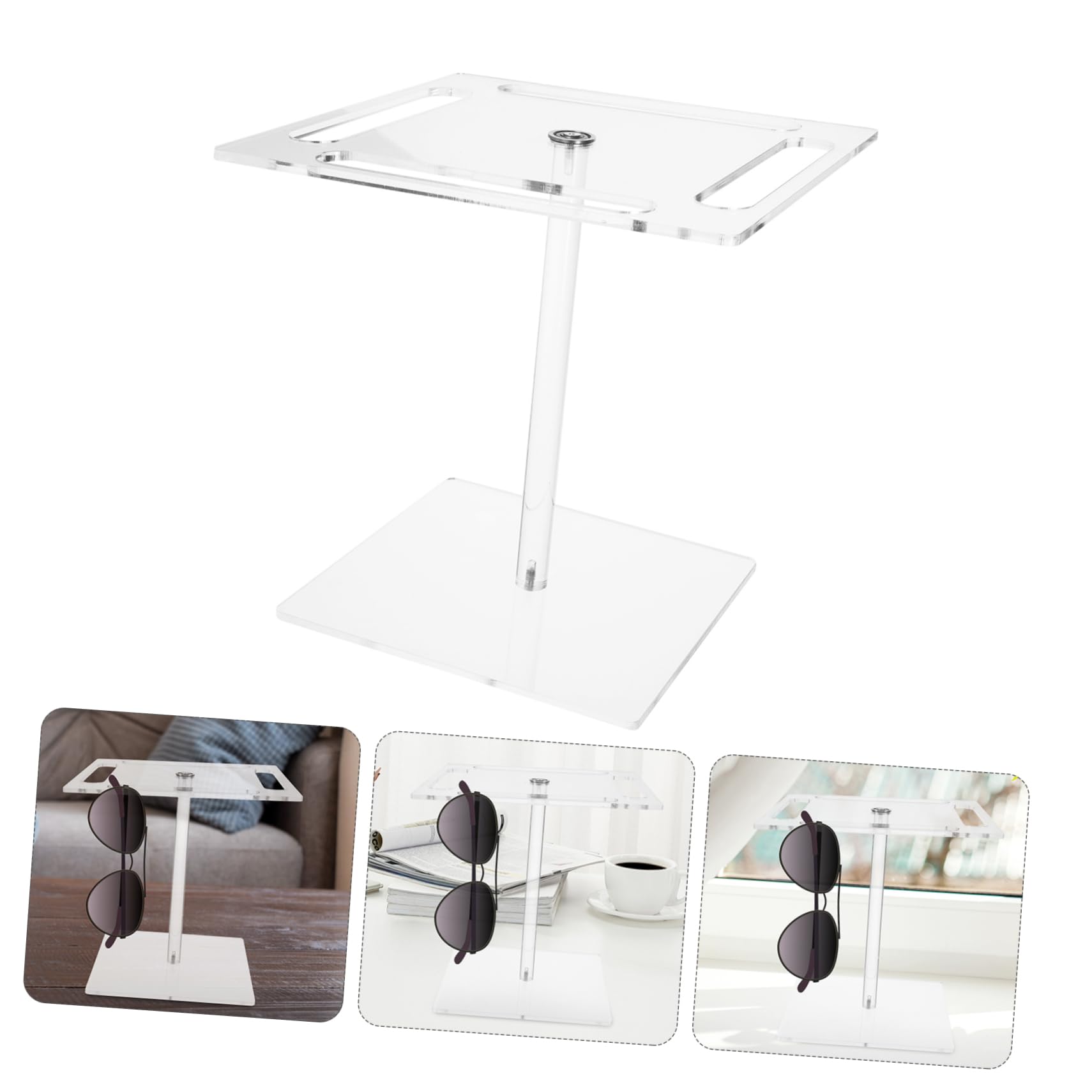 PRETYZOOM 3st Brillenregal Brillenständer Aufbewahrungsbehälter Für Sonnenbrillen Brillen Organizer Sonnenbrillen-aufbewahrungsregal Sonnenbrillen-organizer Brillengestell Gläser Acryl