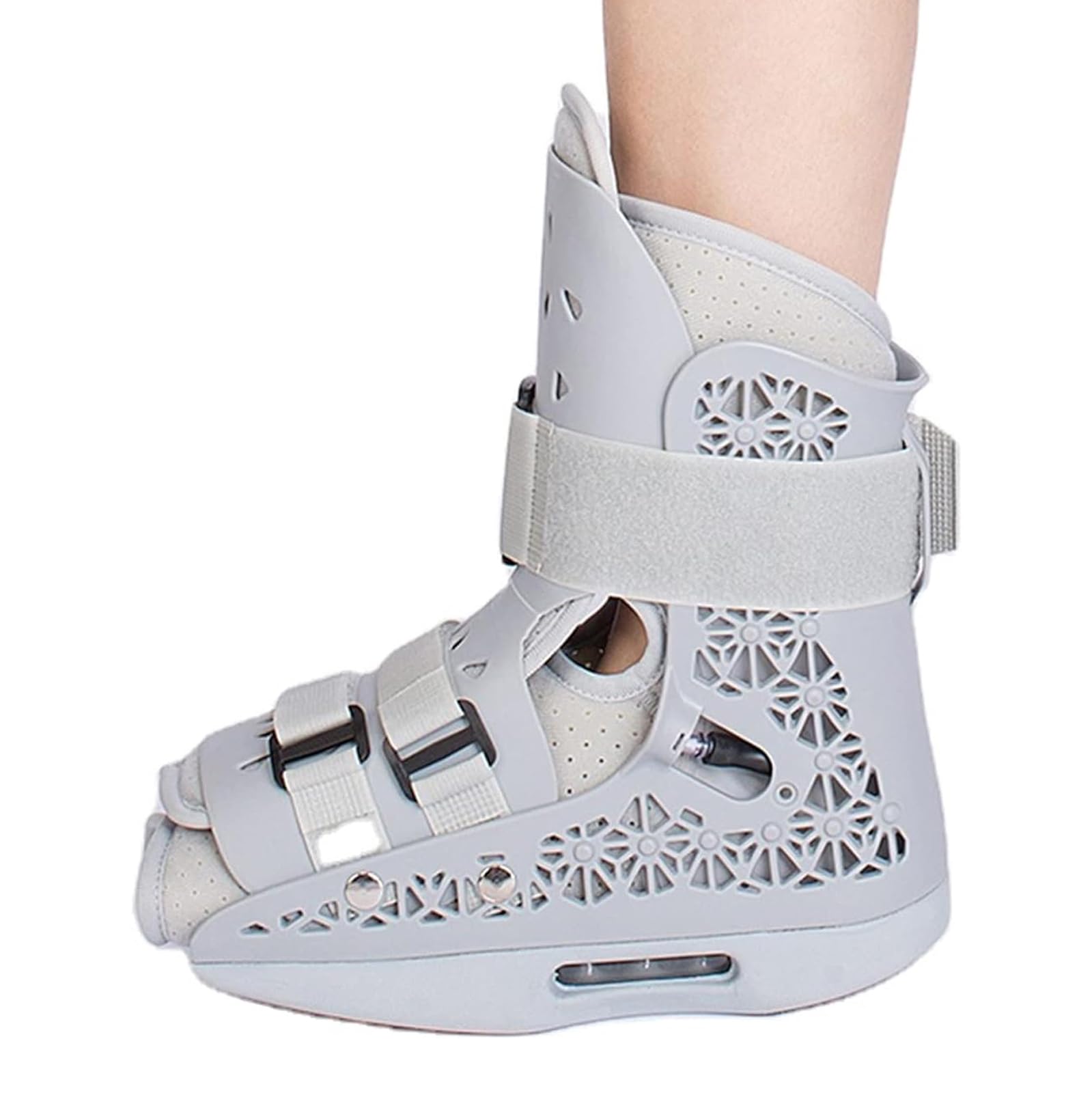 NGDFGR Inflatable Walking Boots Walkers Achilles Tendon Boots Short Breathable Foot Ankle Orthotic Brace For Improved Walking Gait, Pain Relief And Stress Relief,M,M