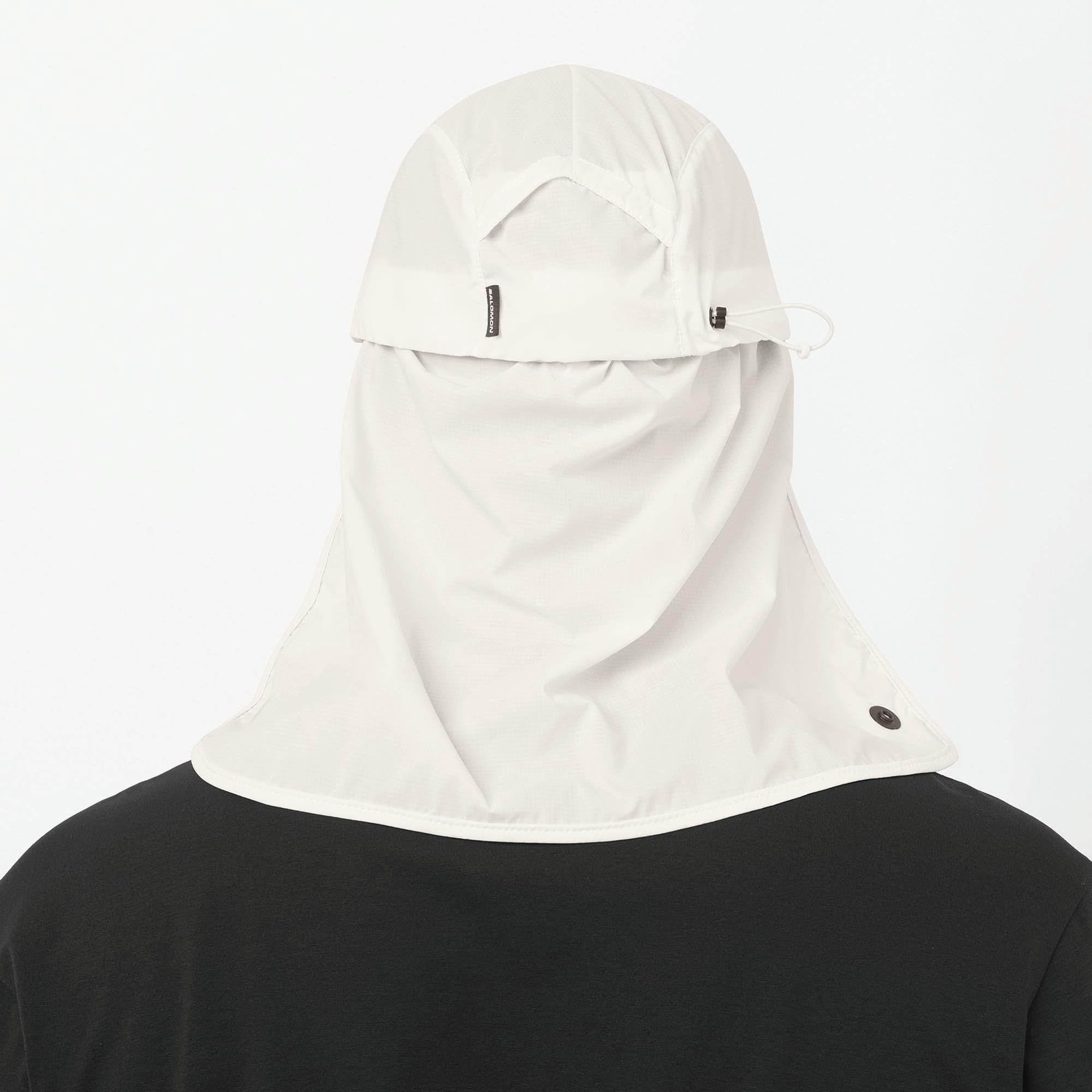 Salomon Sahara Gorra Running, Transpirable y Plegable, Detalles Reflectantes, protección Solar, Cobertura Total Ligera