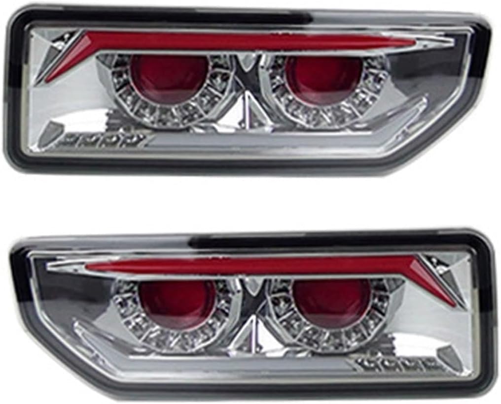 Automobile Tail Light Assembly Car Modification Accessories Driving Brake Turn Lamp Fit For Suzuki Jimny 2019-2025(A-Sliver Clear)