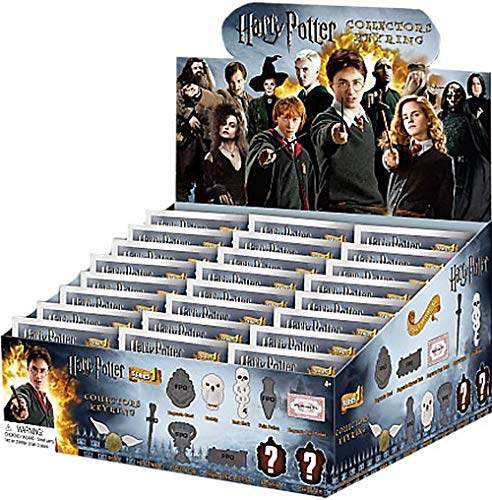 Harry Potter 3D Figural Keychain Harry Potter Series 1 Mini Figure Keyring Mystery Pack Box (Monogram)
