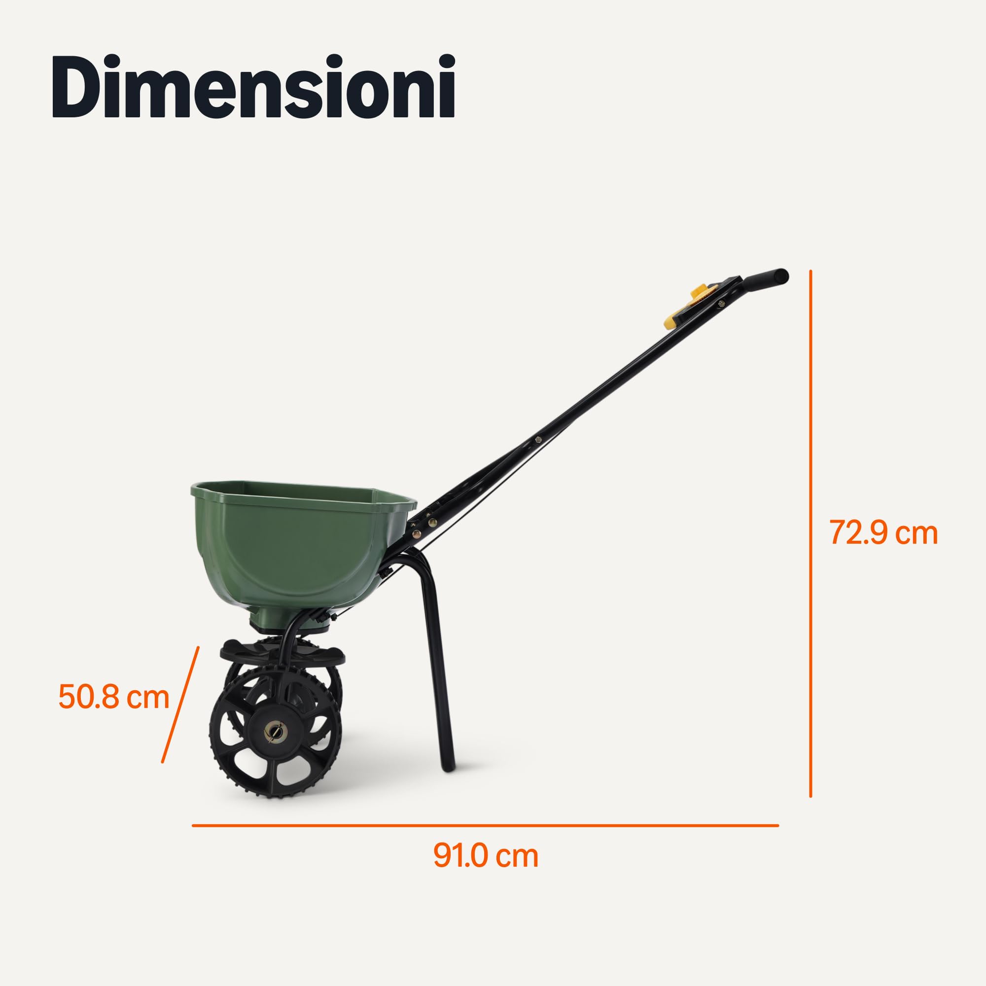 Amazon Basics Spandiconcime per Prato, Confezione da 1