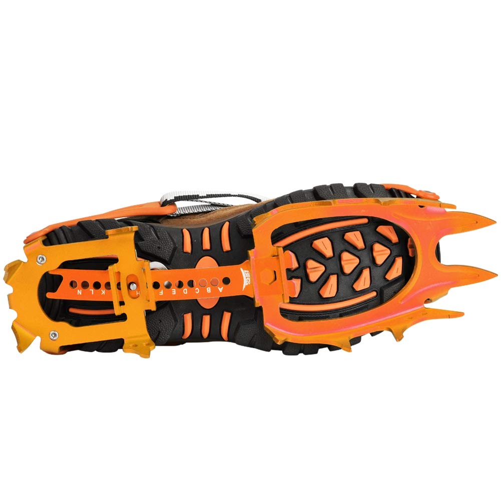 1 Pair Crampons Anti Slip Spikes for Outdoor Snow Hiking