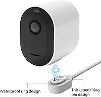 Vista 7 de Panel solar de 4 W 6 V compatible con Arlo Pro 3Pro 4Arlo UltraUltra 2Arlo Go 2 solamente, incluye soporte de pared seguro, IP65 resistente a