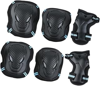 Toddmomy 1 Conjunto Cotoveleira Adulto Joelheiras Para Crianças Equipamento Ao Ar Livre Equipamento De Equitação Da Motocicleta Equipamento Atlético Proteção Para Skate Proteção Para