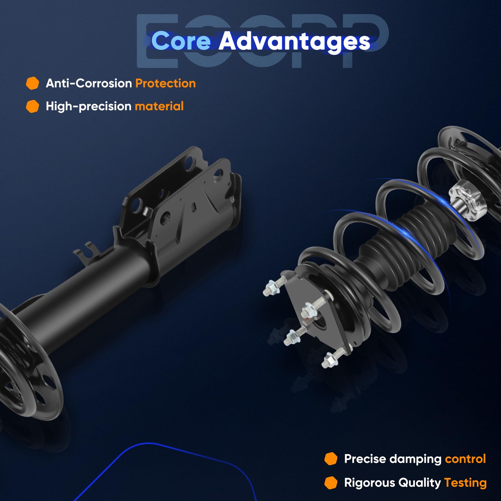 Amazon.com: ECCPP Complete Struts Spring Assembly Front for Ford