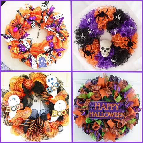 4 rotoli di rete decorativa per Halloween, per