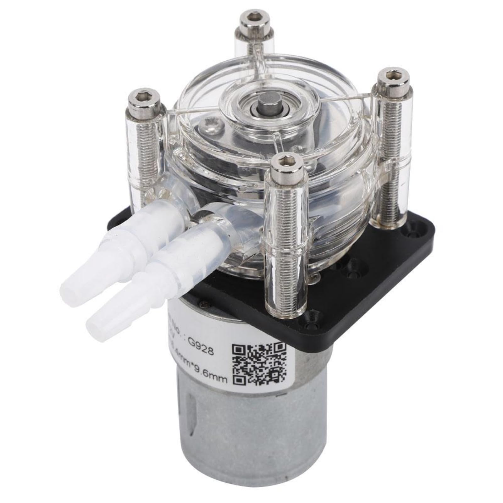 Pompe Liquide Péristaltique G928, Pompe Péristaltique Trois Rouleaux | Grand Débit 500ml/min, Tube Silicone Alimentaire, 3 Rouleaux en Acier Inoxydable 304, pour Aquarium et Laboratoire