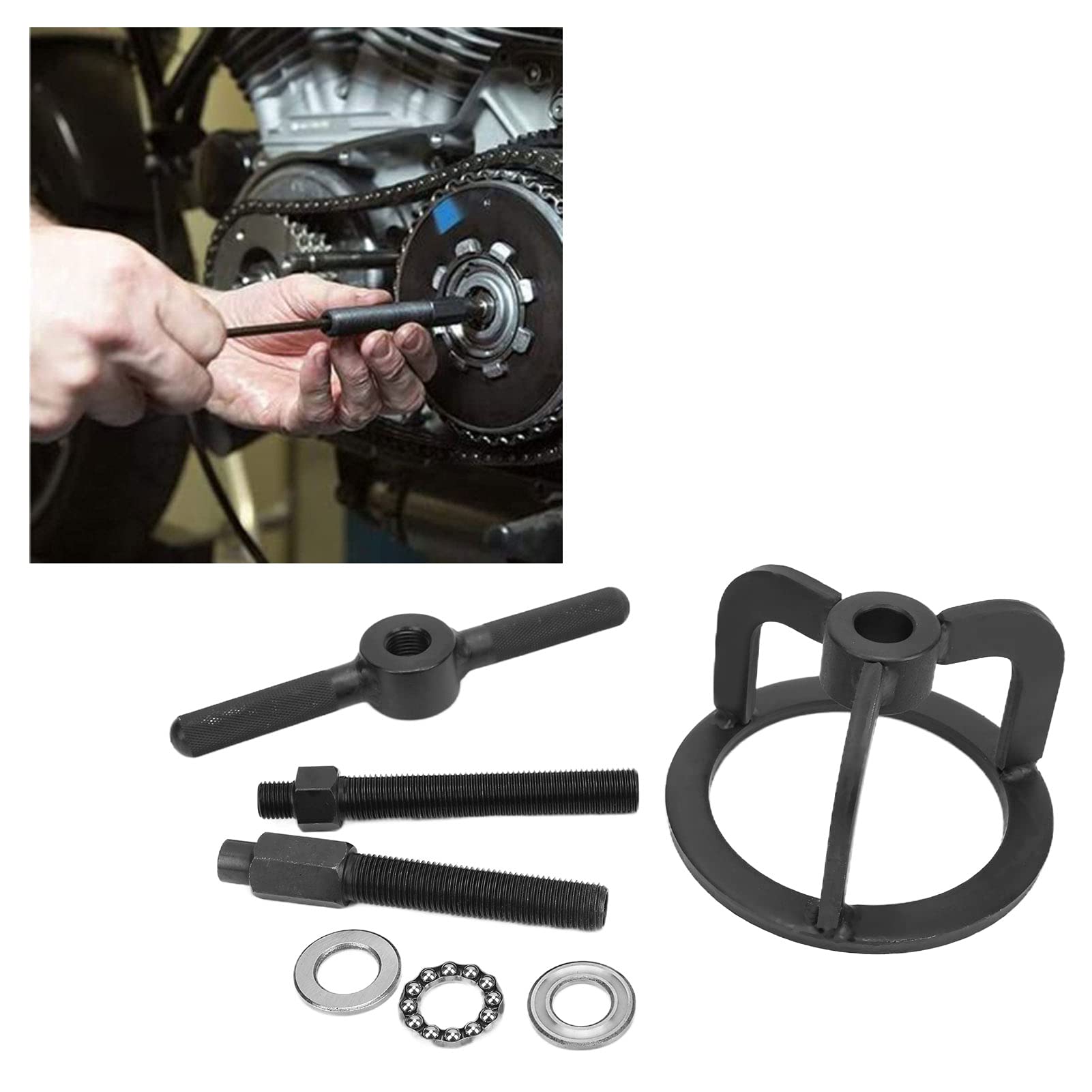 Outil de Compression de Compresseur de Ressort D'embrayage Enlevant L'ensemble D'installation HD-38515A de Remplacement pour la Réparation de Moto