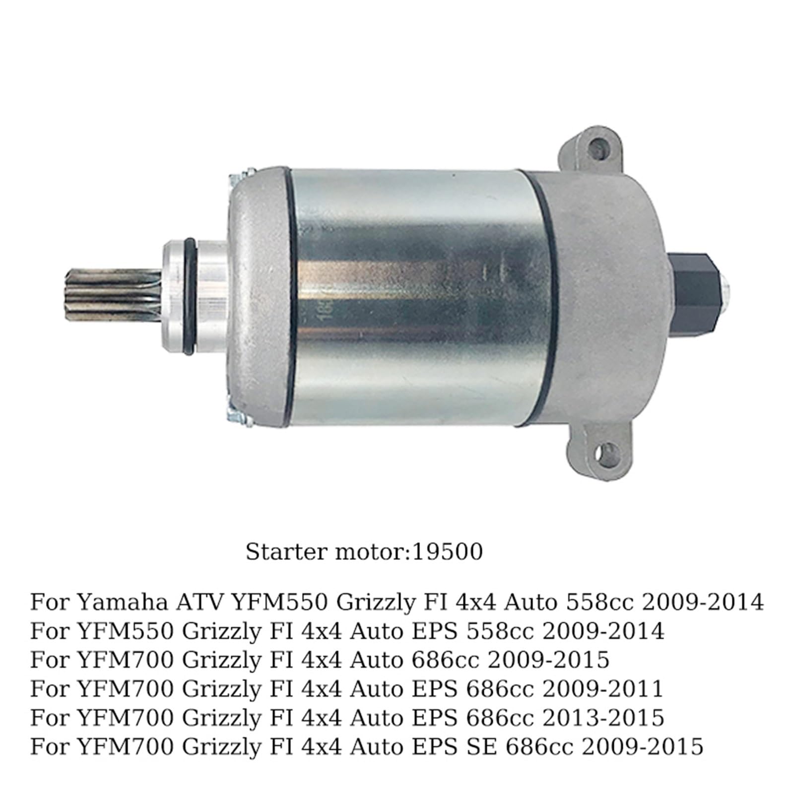 Rozrusznik motocyklowy Pasuje do Yamaha Grizzly 550 700 Kodiak 700 28P-81890-00-00 28P-81890-01-00 410-58036 SMU0512 Rozrusznik ATV