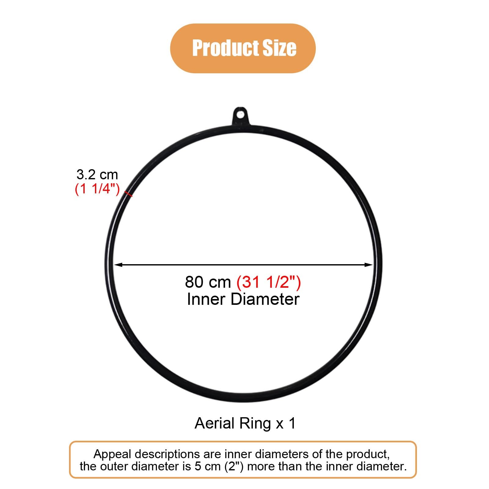 Kunovo Aerial Hoop Lyra Hoop 31