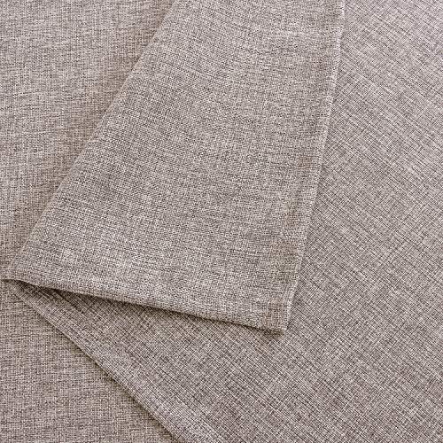 Hiasan Faux Linen Square Tablecloth - Wrinkle And Stain Resistant Washable Table Cloth For Kitchen Dining Room Holiday Table Cover For Party Dinner, Stone, 70 X 70 Inch #TOP4