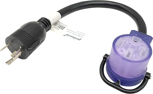 Parkworld 885507 NEMA L6-30P to 14-50R EV Adapter Cord (ONLY for Tesla UMC or Other EV Charging, NOT for RV) (1.5FT)
