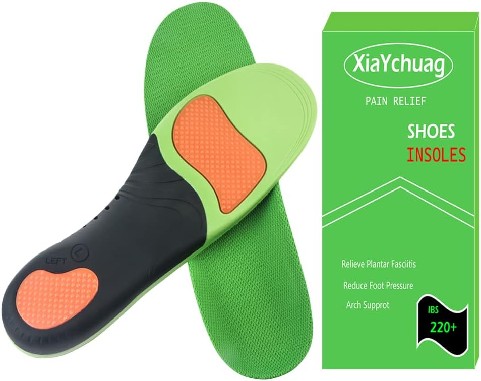 Men/Women Gel Orthotic Insoles for Plantar Fasciitis Foot