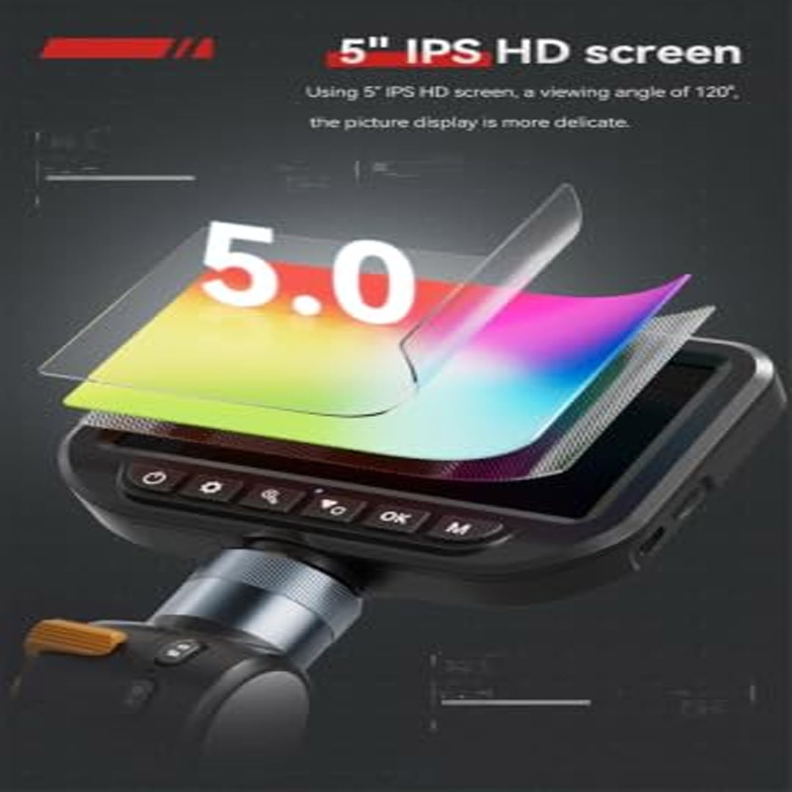 Industrial Endoscope Handheld Inspection Camera endoscopio 3m