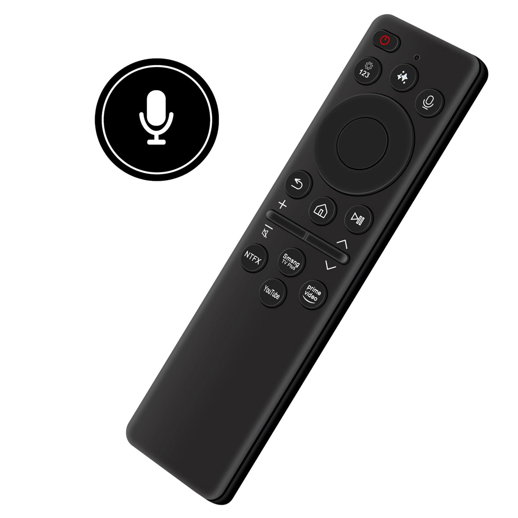 Télécommande vocale de Remplacement BN59-01480L, Fit for 2025 Samsung Q8F QN74F QN990F S91F S93F S94F TV QLED 4K Vision AI Smart TV TQ43Q8FAAUXXC TQ50Q8FAAUXXC TQ55Q8FAAUXXC TQ65Q8FAAUXXC
