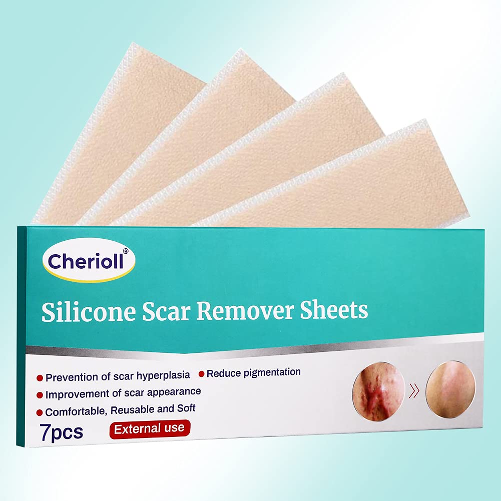 Silicone Scar Removal Sheets, Extra Large Sheets, for CSections, Treats and Prevents Raised and