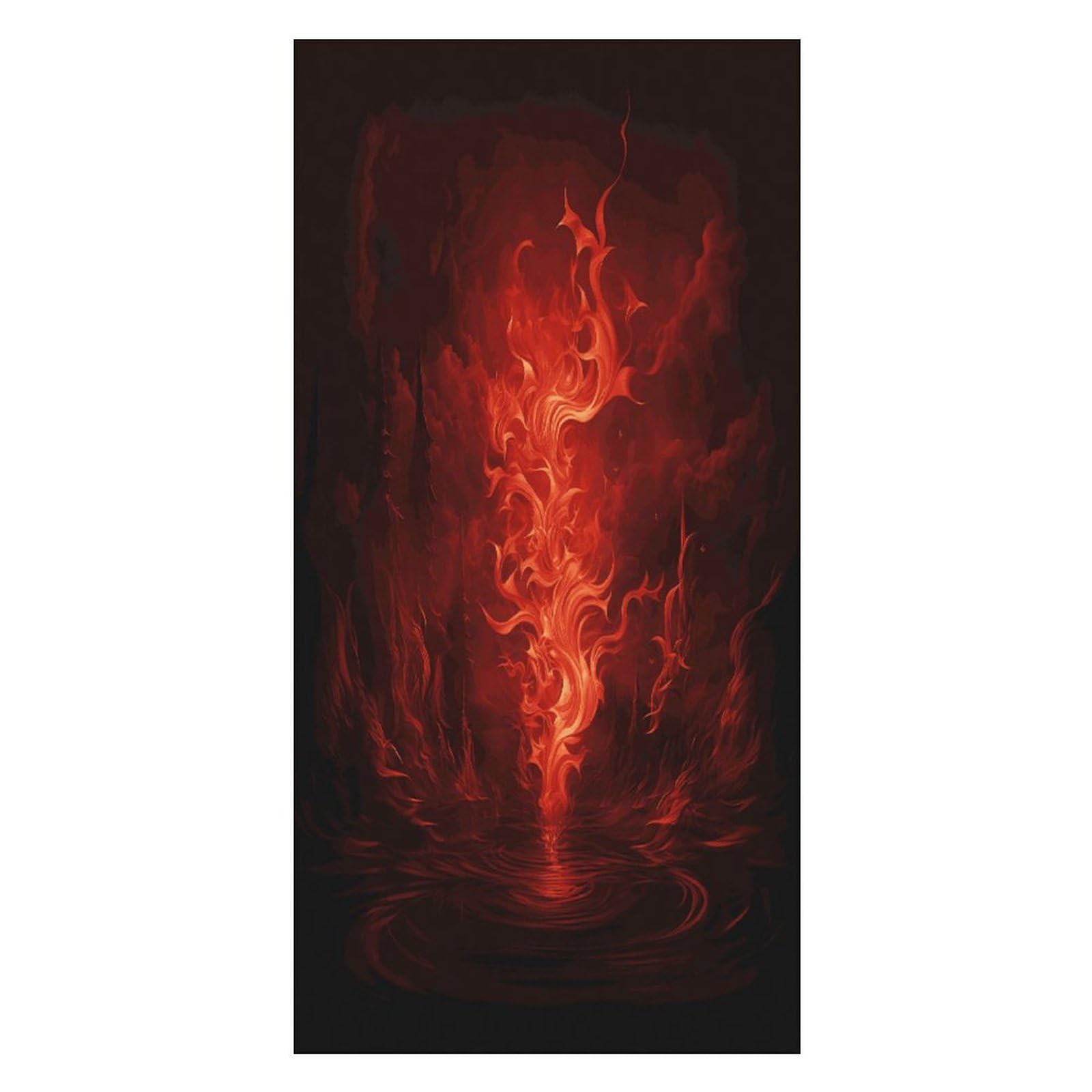 FekiLoot Red Flame Beach Towel Oversized Bath Towel Ultra Soft Pool Towel Cozy Swim Towel Silky Lounge Towel Quick Dry Travel Towel Gentle Absorbent Towel for Adults Women Men