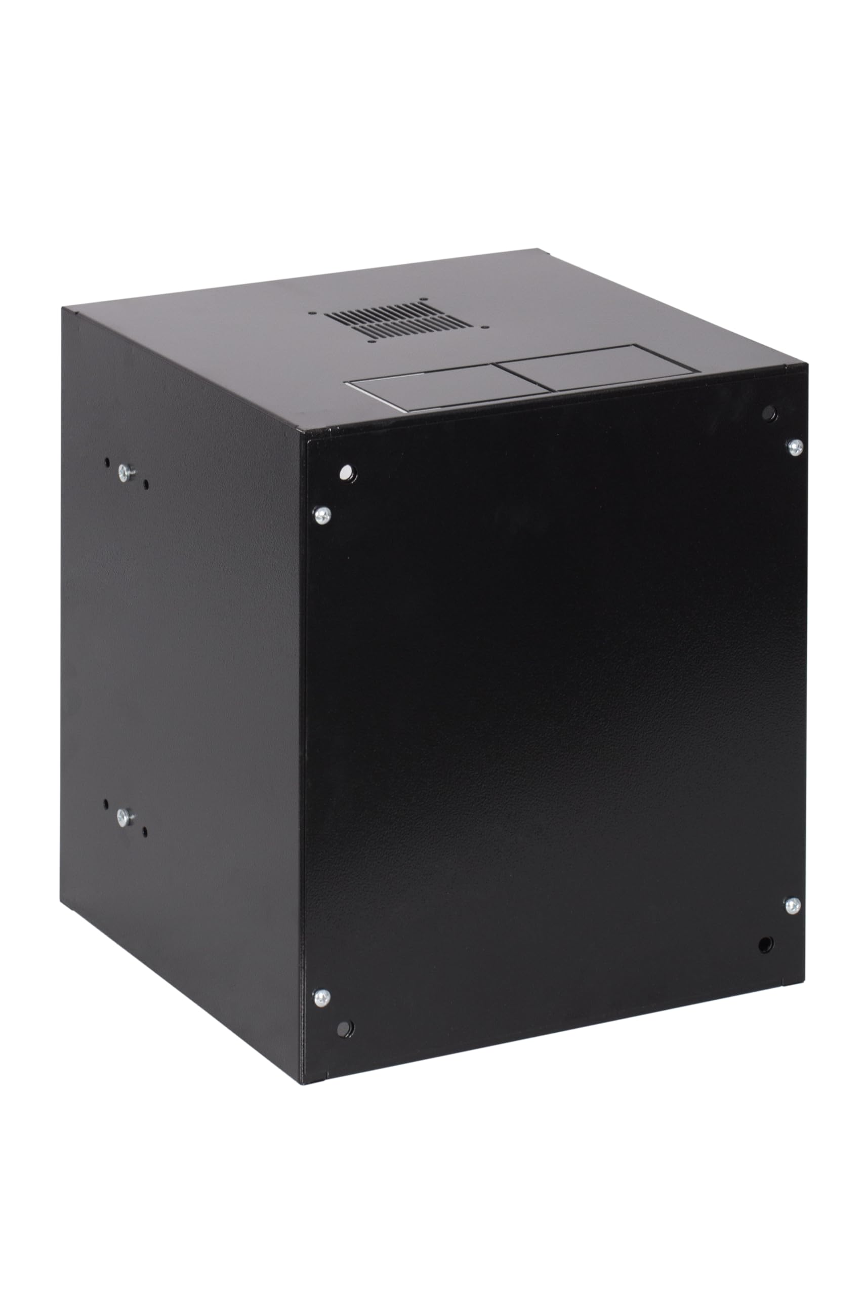 SABAJ M&D Armoire réseau 10 Pouces - 6U - H355xL310xP300mm - Profondeur utile 250mm - Porte vitrée - Montage Mural - Noir