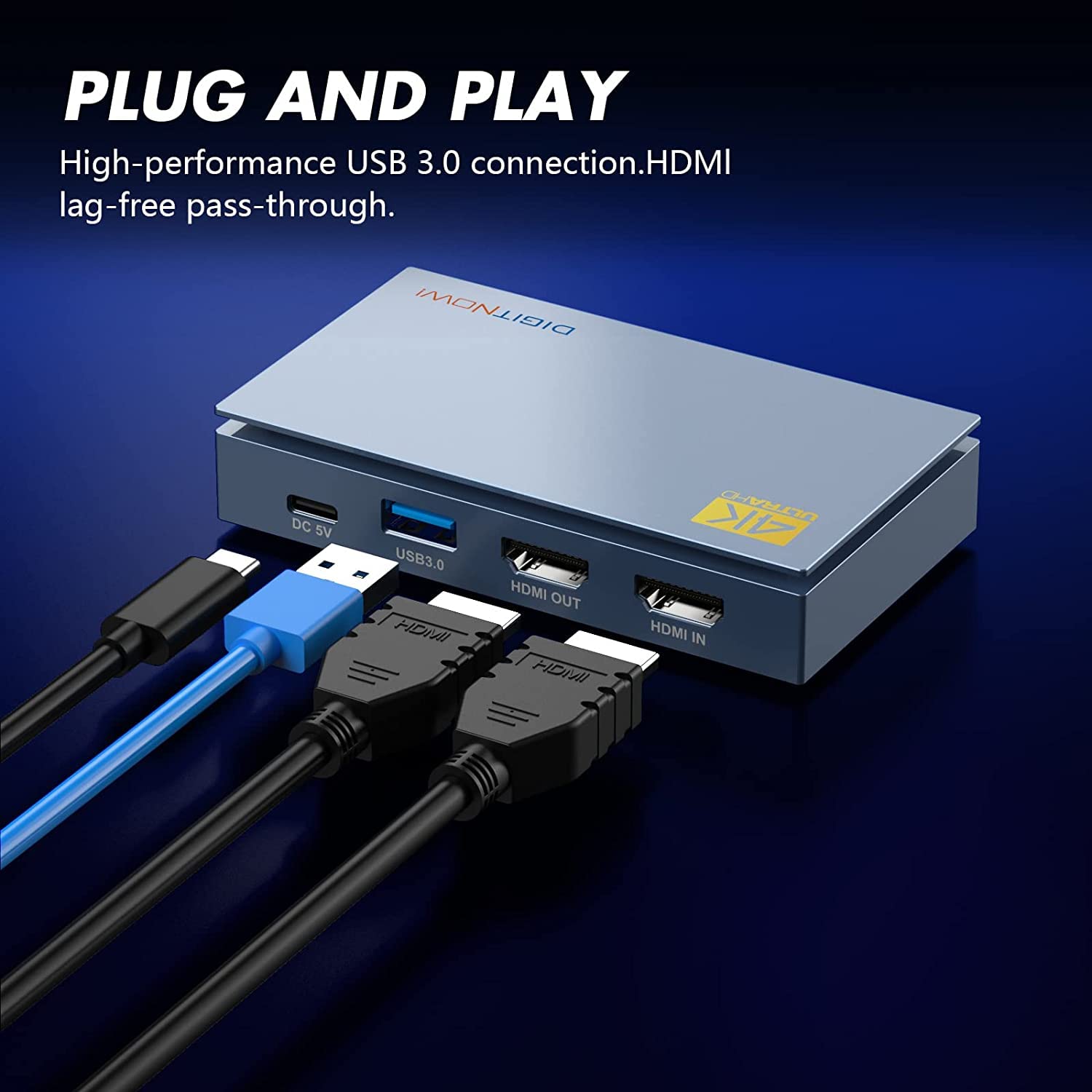 Amazon.co.jp: USB 3.0 HDMIビデオキャプチャカード、4KループアウトHD