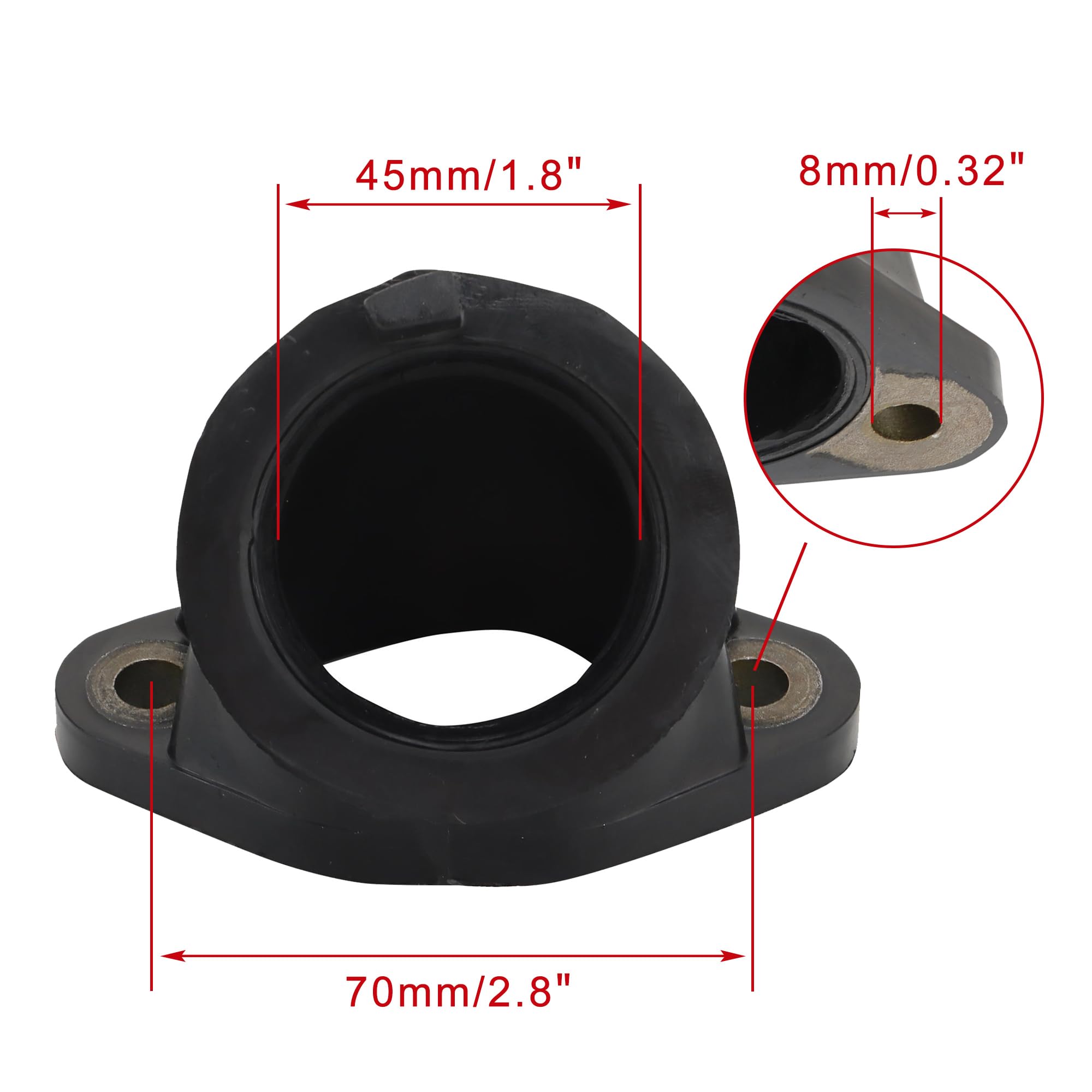 WOOSTAR Carburatore Tubo Collettore di Aspirazione Sostituzione per Polaris Scrambler 500 Sportsman 500 ATV OEM #3085809