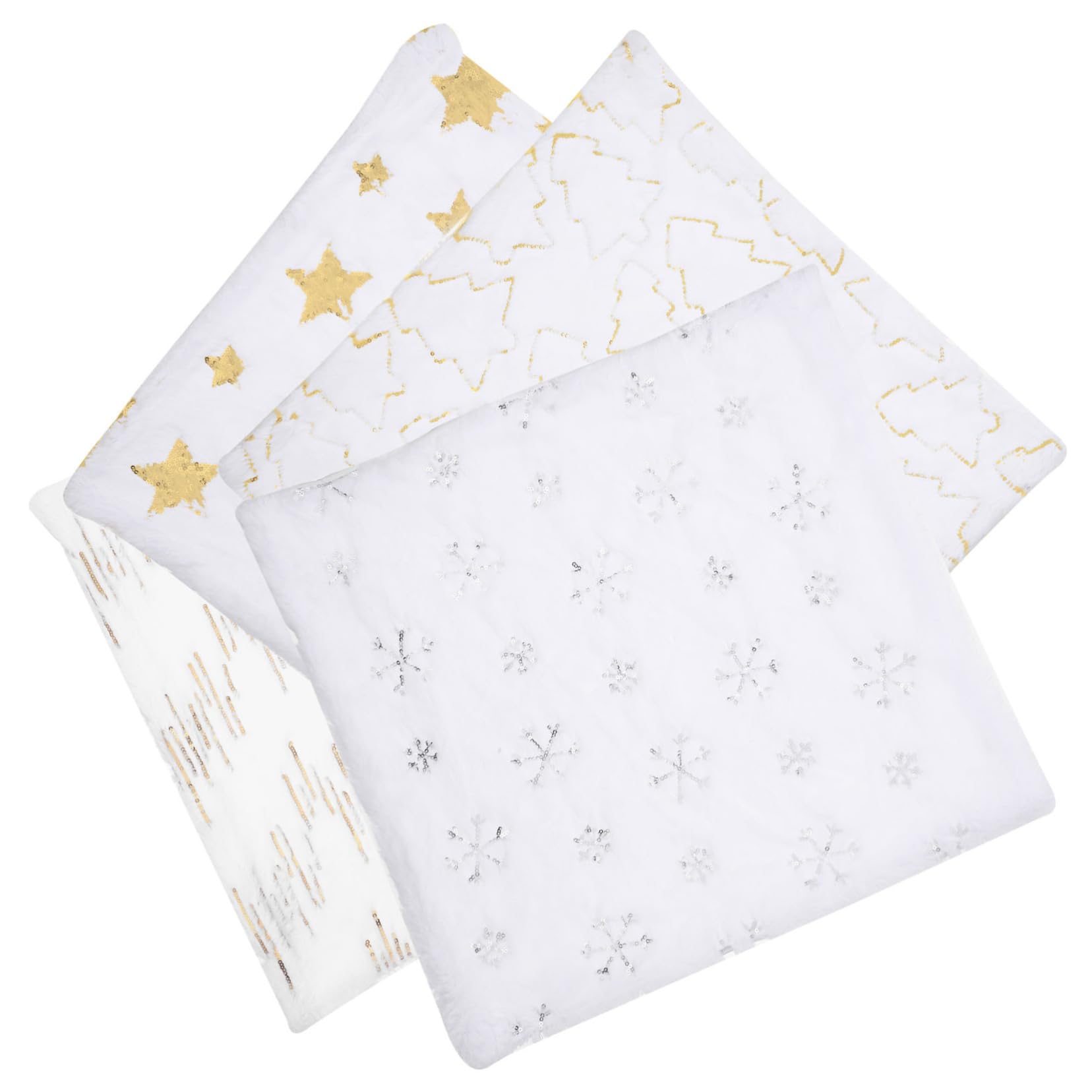 Housses de coussin de Noël motif flocon et sapin idée cadeau déco maison