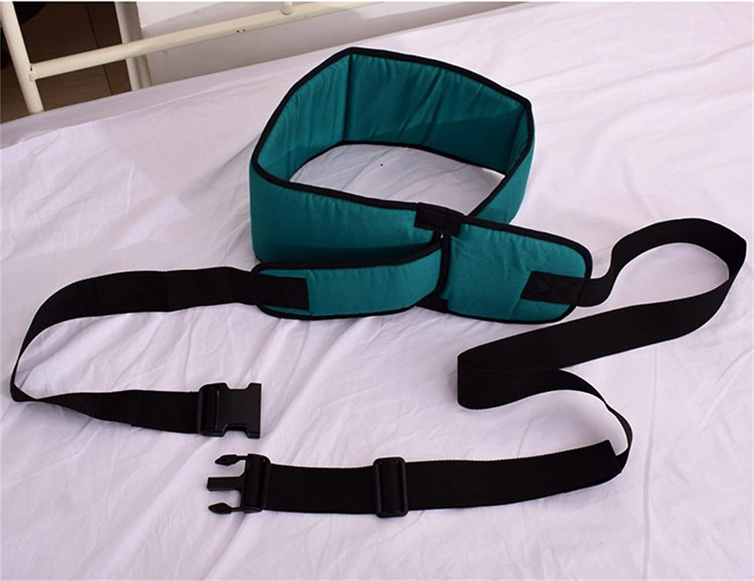 Cinturón de seguridad ajustable anticaída para cama, arnés de seguridad para cama Cinturón de barandilla ajustable Seguridad y comodidad del paciente para atención hospitalaria y domiciliaria