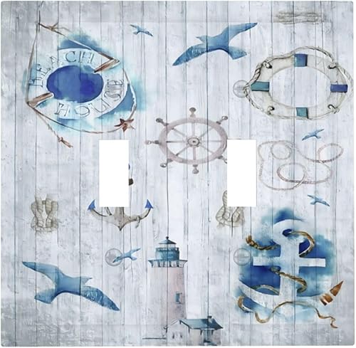 Miniatura 44 de Arte abstracto de mármol de acuarela de 1 cuadrilla, cubierta decorativa de pared de palanca única, placa de interruptor eléctrico para sala de Arte