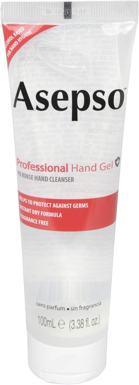 2x Asepso 100ml Hand Gel 64% alcohol