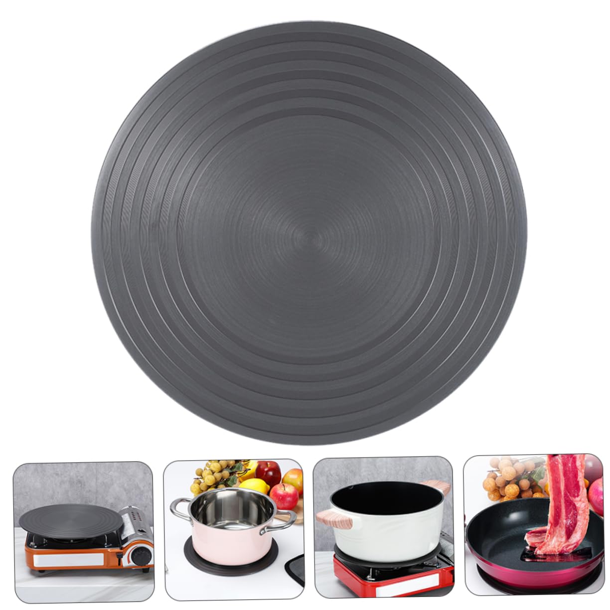 Ciieeo Placa Difusora de Calor para Estufa Reduce La Bandeja para Descongelar Olla Redonda de Cm Accesorios para Utensilios de Cocina
